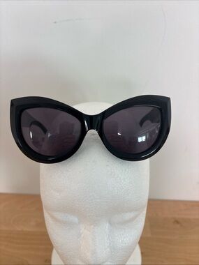 Wildfox Kitten Black Cat-Eye Sunglasses